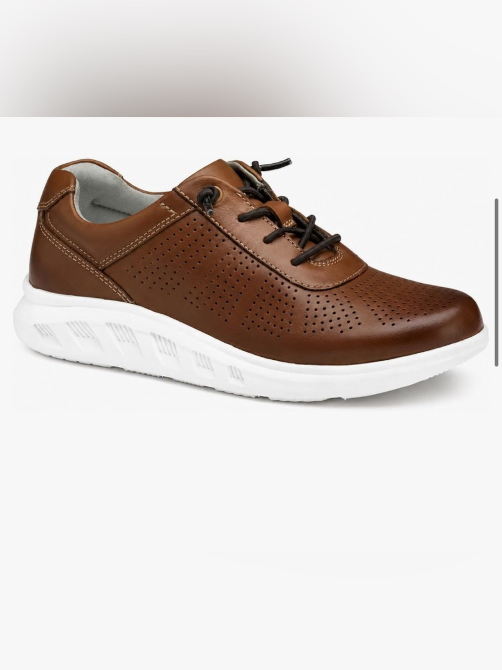 Johnston & Murphy Kids Activate U-Throat Leather Sneakers - Size 13M